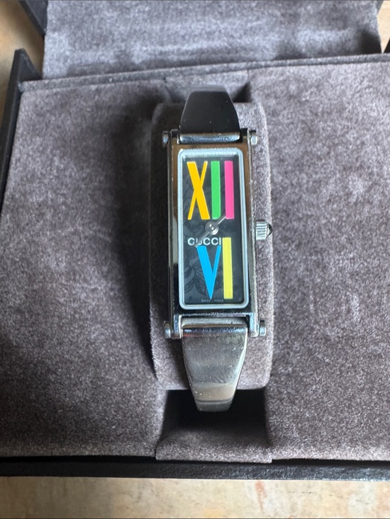 Gucci Jewelry - Gucci 1500L Multi-Color Silver Horsebit Watch